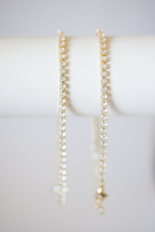 the Lyla tennis bracelet