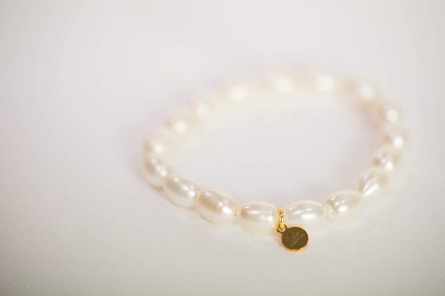 the rice pearl bead bracelet